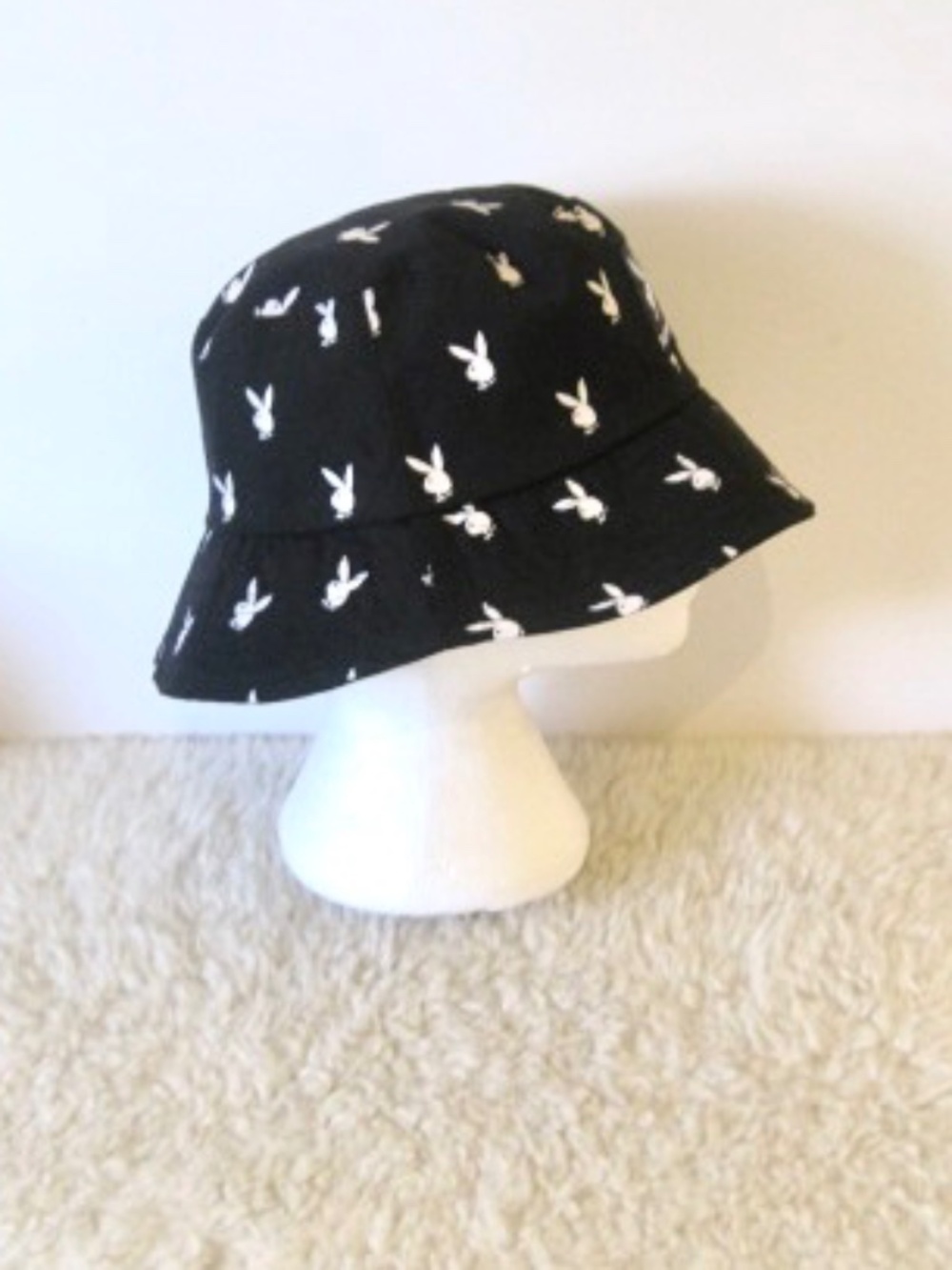 Playboy Rabbit Head Logo Bucket Hat - Picture 2 of 8